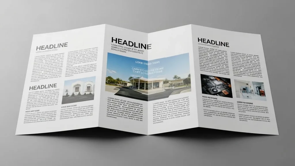 リーフレットのイラスト